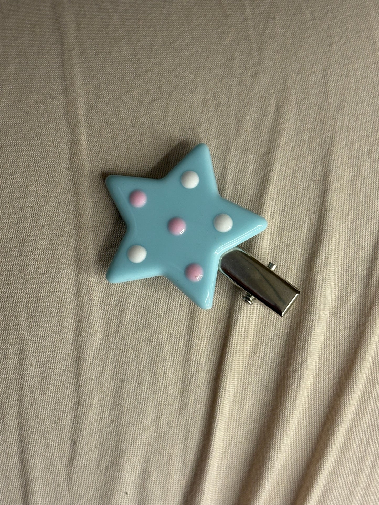 BLUE STAR HAIR PIN